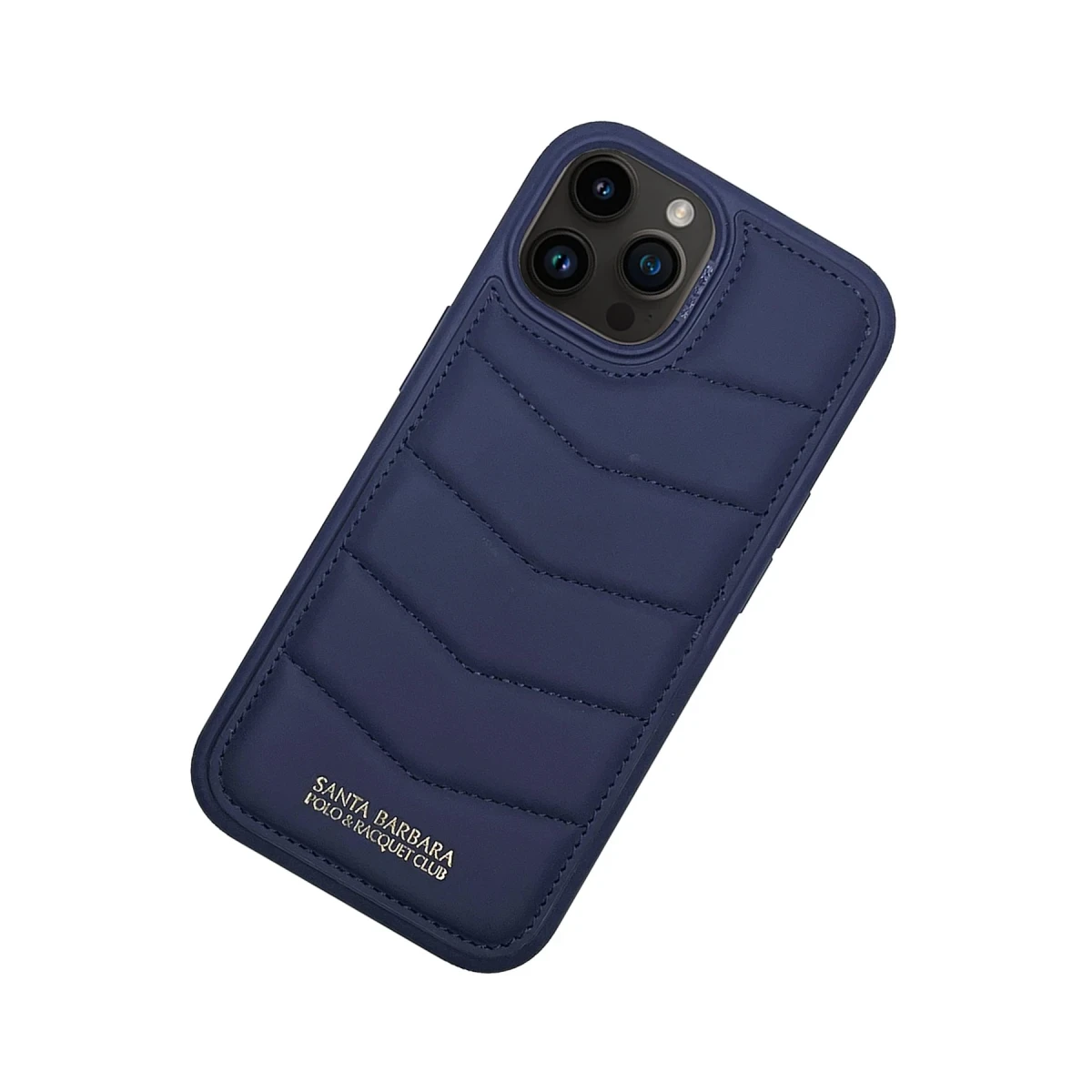Santa Barbara Polo Racquet Club Apple iPhone 15 Pro Clyde Stand Kapak - Lacivert