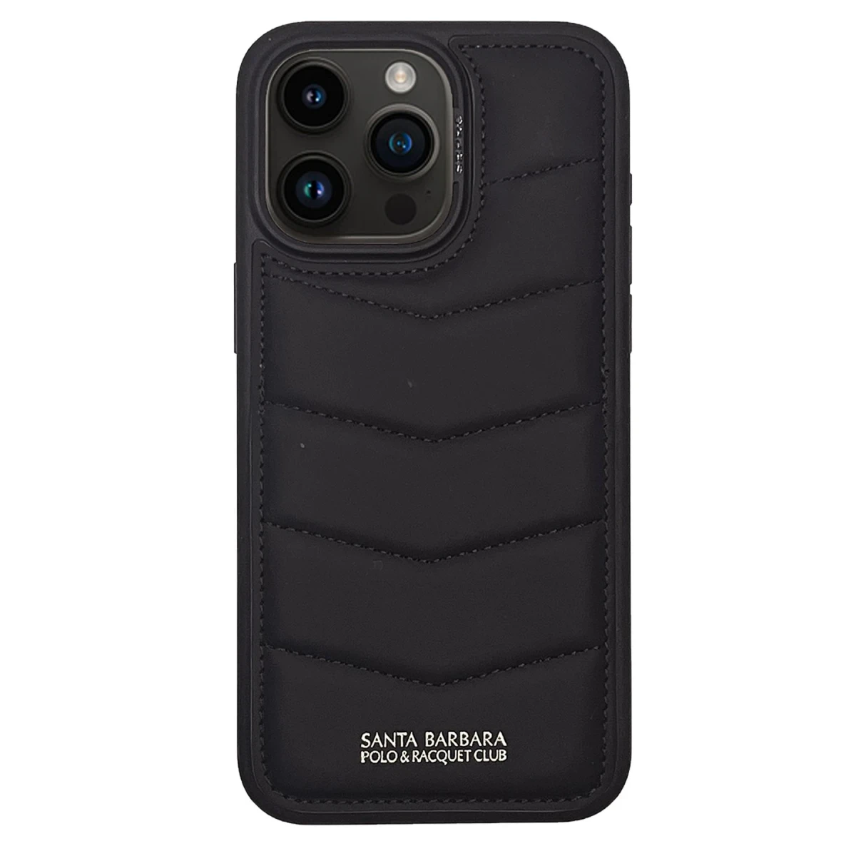 Santa Barbara Polo Racquet Club Apple iPhone 15 Pro Clyde Stand Kapak - Siyah