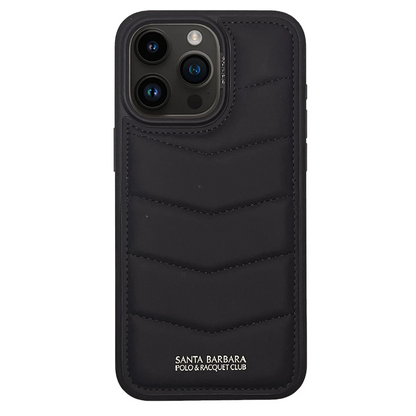 Santa Barbara Polo Racquet Club Apple iPhone 15 Pro Clyde Stand Kapak - Siyah