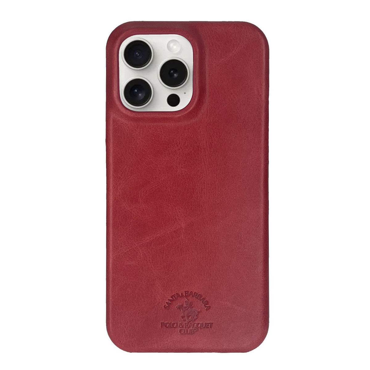 Santa Barbara Polo Racquet Club Apple iPhone 15 Pro Elton Genuine Magsafe Deri Kapak