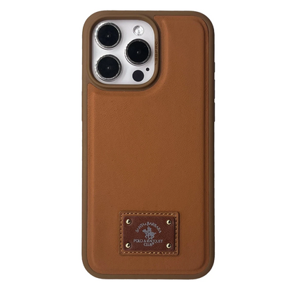 Santa Barbara Polo Racquet Club Apple iPhone 15 Pro Gilbert Kapak - Kahverengi