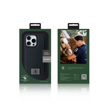 Santa Barbara Polo Racquet Club Apple iPhone 15 Pro Gilbert Kapak - Titan Gri