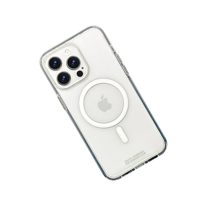 Santa Barbara Polo Racquet Club Apple iPhone 15 Pro Gleen Magsafe Şeffaf Kapak - Şeffaf