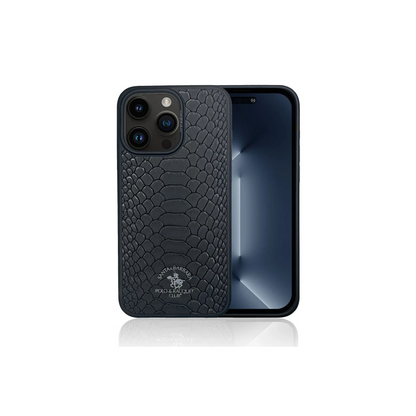 Santa Barbara Polo Racquet Club Apple iPhone 15 Pro Knight Deri Kapak - Kırmızı