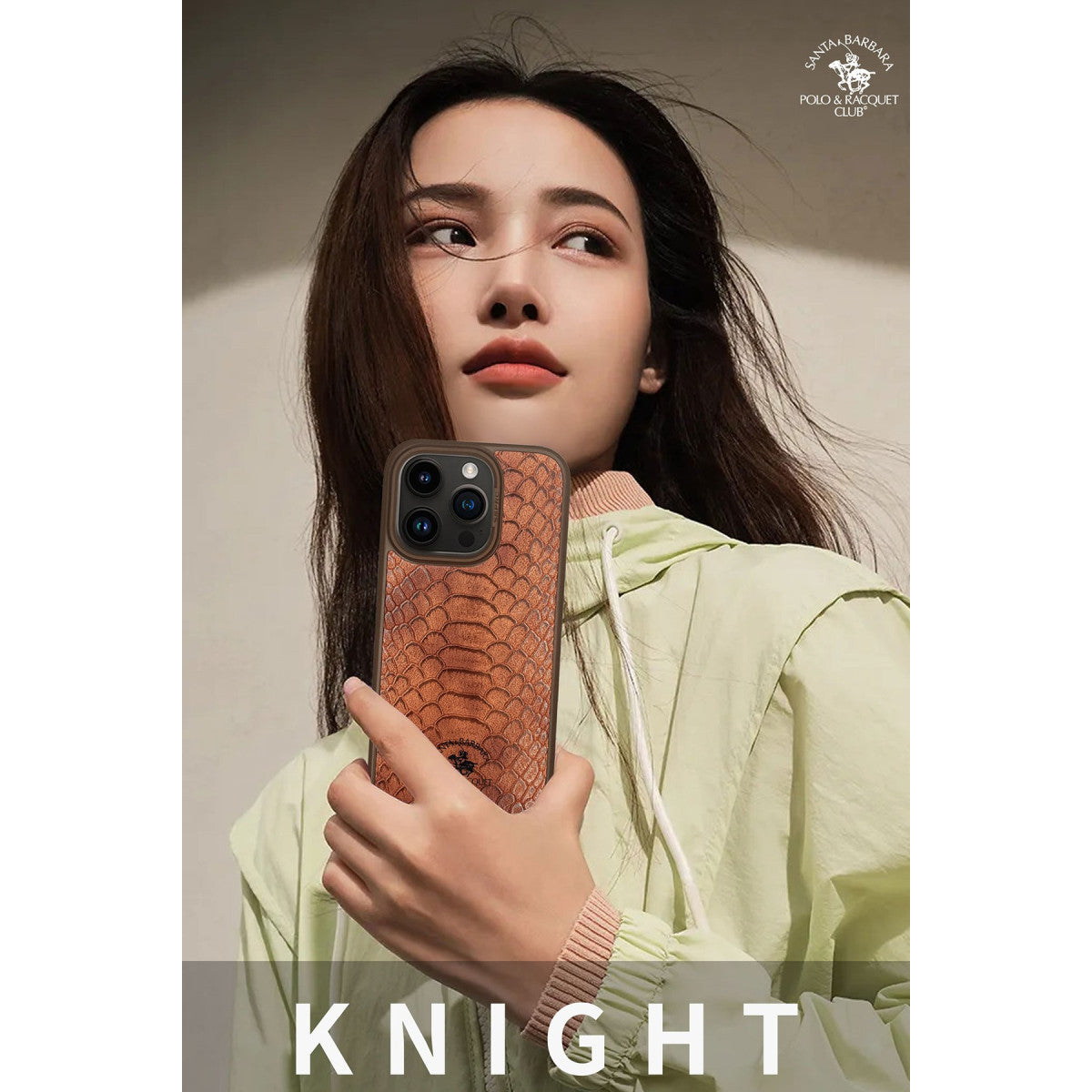 Santa Barbara Polo Racquet Club Apple iPhone 15 Pro Knight Deri Kapak