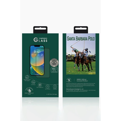 Santa Barbara Polo Racquet Club Apple iPhone 15 Pro Max 3D Premium Cam Ekran Koruyucu - Siyah