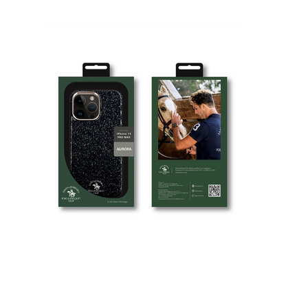 Santa Barbara Polo Racquet Club Apple iPhone 15 Pro Max Aurora Simli Kapak - Gold