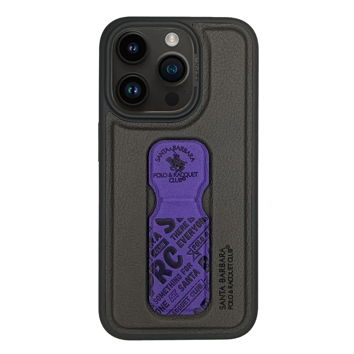 Santa Barbara Polo Racquet Club Apple iPhone 15 Pro Max Blaise Stand Kapak - Mor