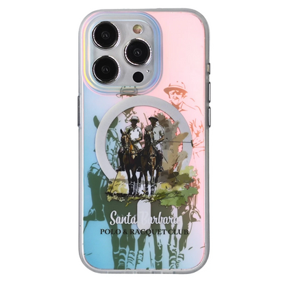 Santa Barbara Polo Racquet Club Apple iPhone 15 Pro Max Carter Magsafe Kapak - Player