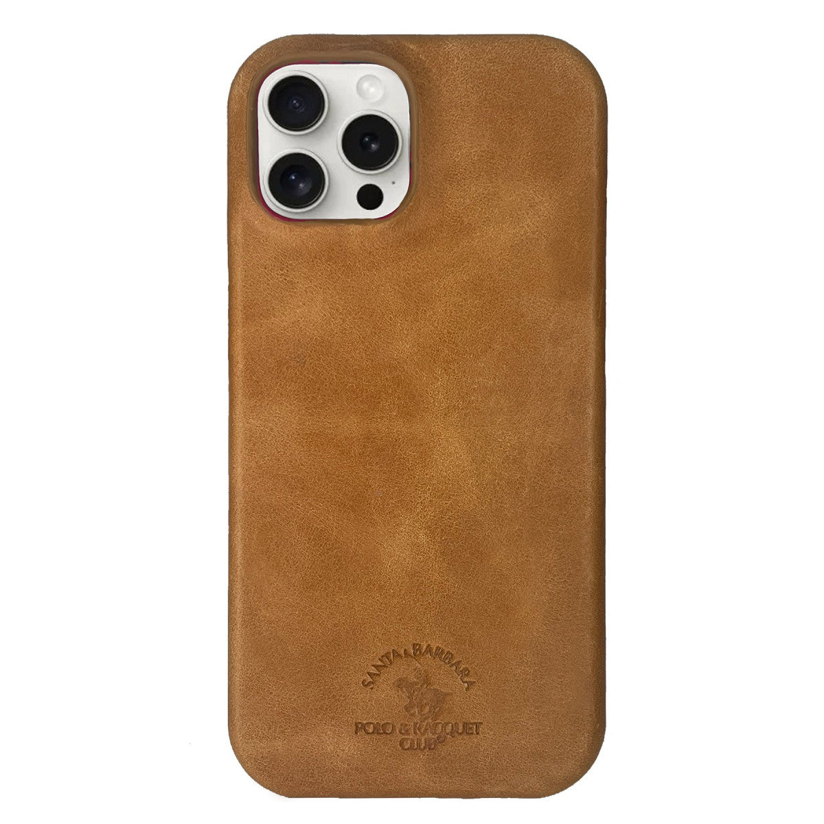 Santa Barbara Polo Racquet Club Apple iPhone 15 Pro Max Elton Genuine Magsafe Deri Kapak