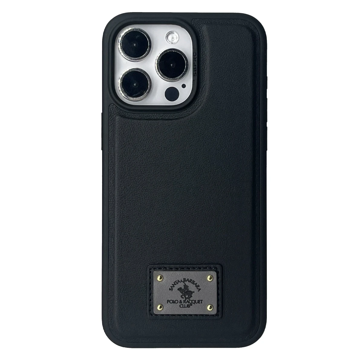 Santa Barbara Polo Racquet Club Apple iPhone 15 Pro Max Gilbert Kapak - Siyah