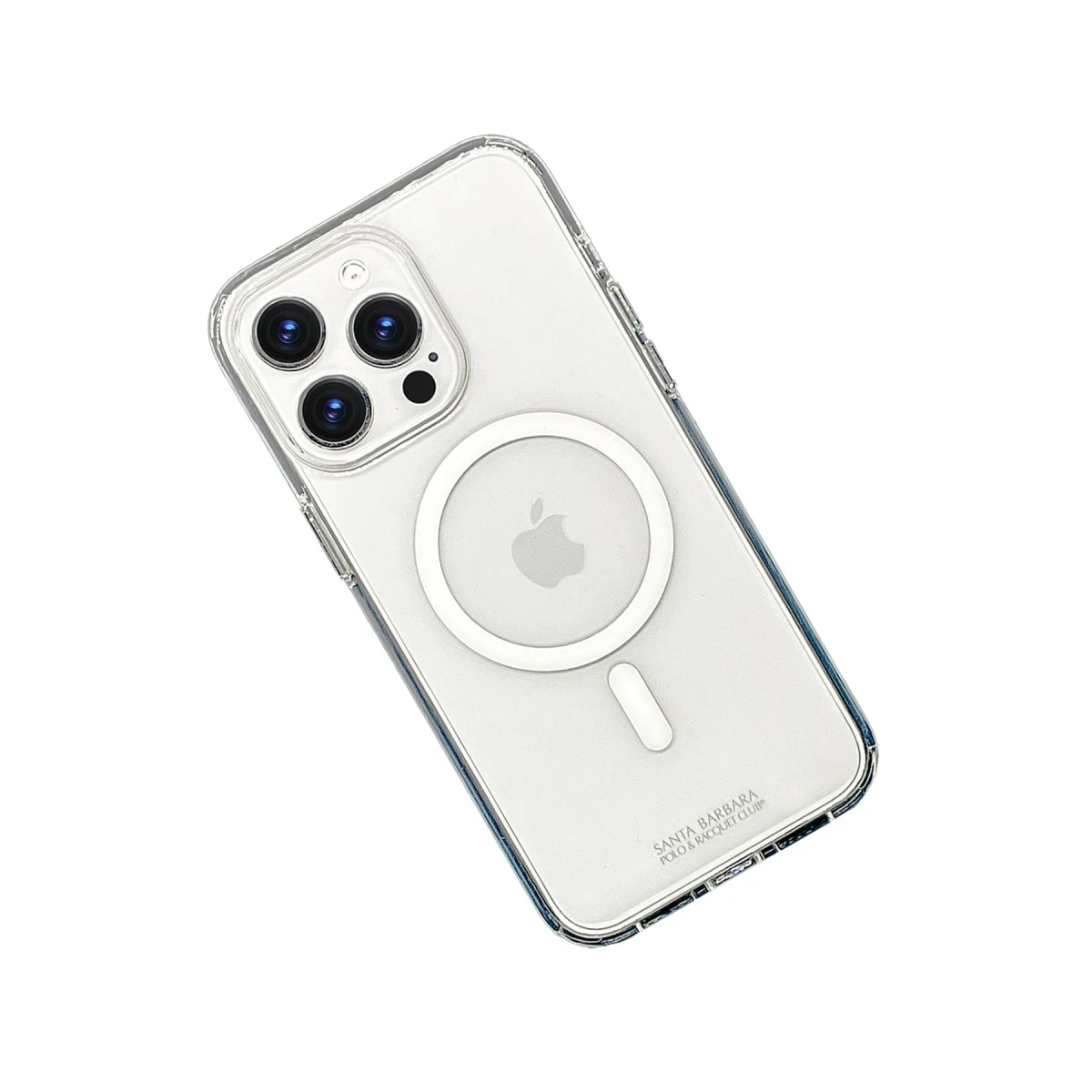 Santa Barbara Polo Racquet Club Apple iPhone 15 Pro Max Gleen Magsafe Şeffaf Kapak - Şeffaf