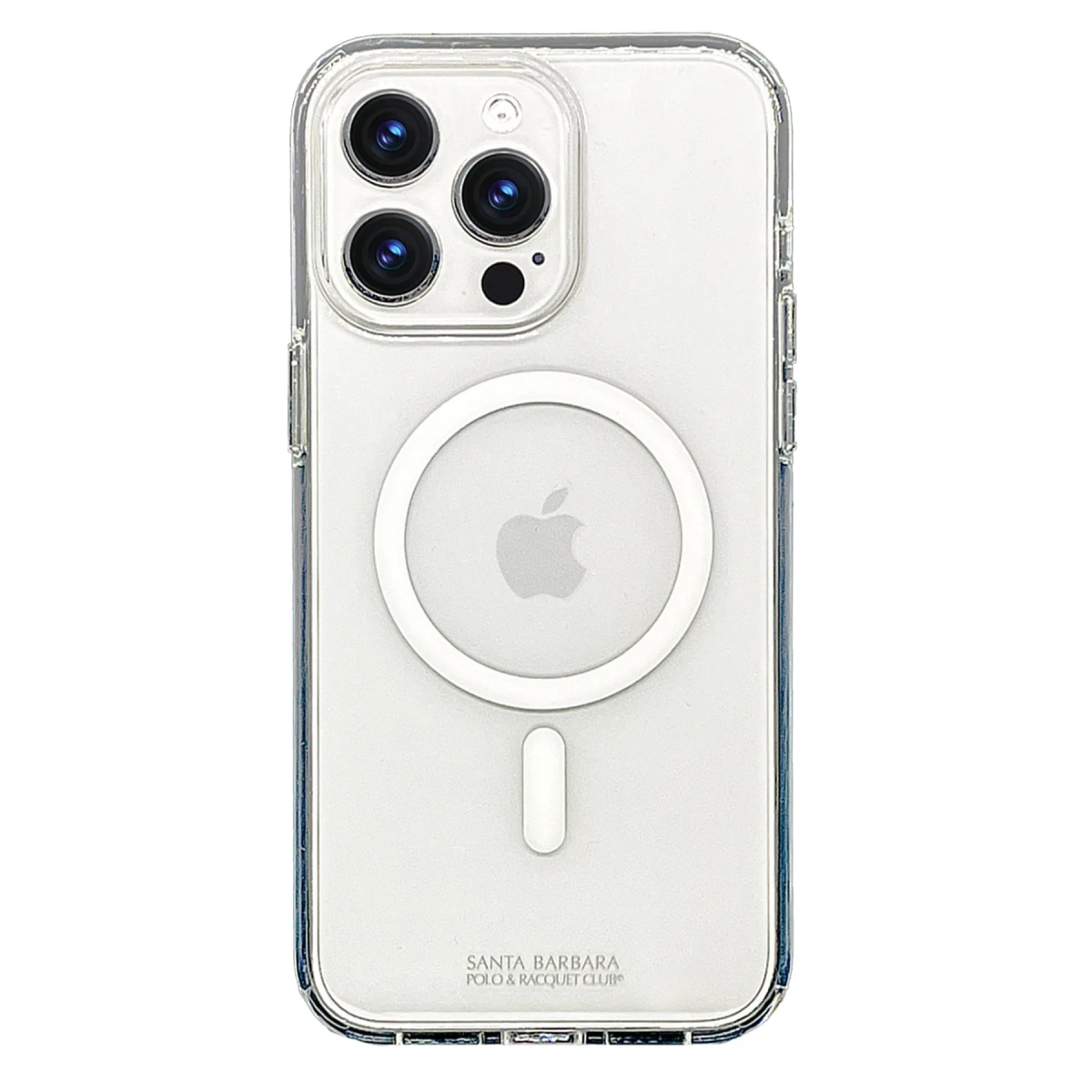 Santa Barbara Polo Racquet Club Apple iPhone 15 Pro Max Gleen Magsafe Şeffaf Kapak - Şeffaf