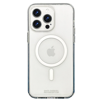 Santa Barbara Polo Racquet Club Apple iPhone 15 Pro Max Gleen Magsafe Şeffaf Kapak - Şeffaf