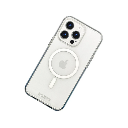 Santa Barbara Polo Racquet Club Apple iPhone 15 Pro Max Gleen Magsafe Şeffaf Kapak - Şeffaf