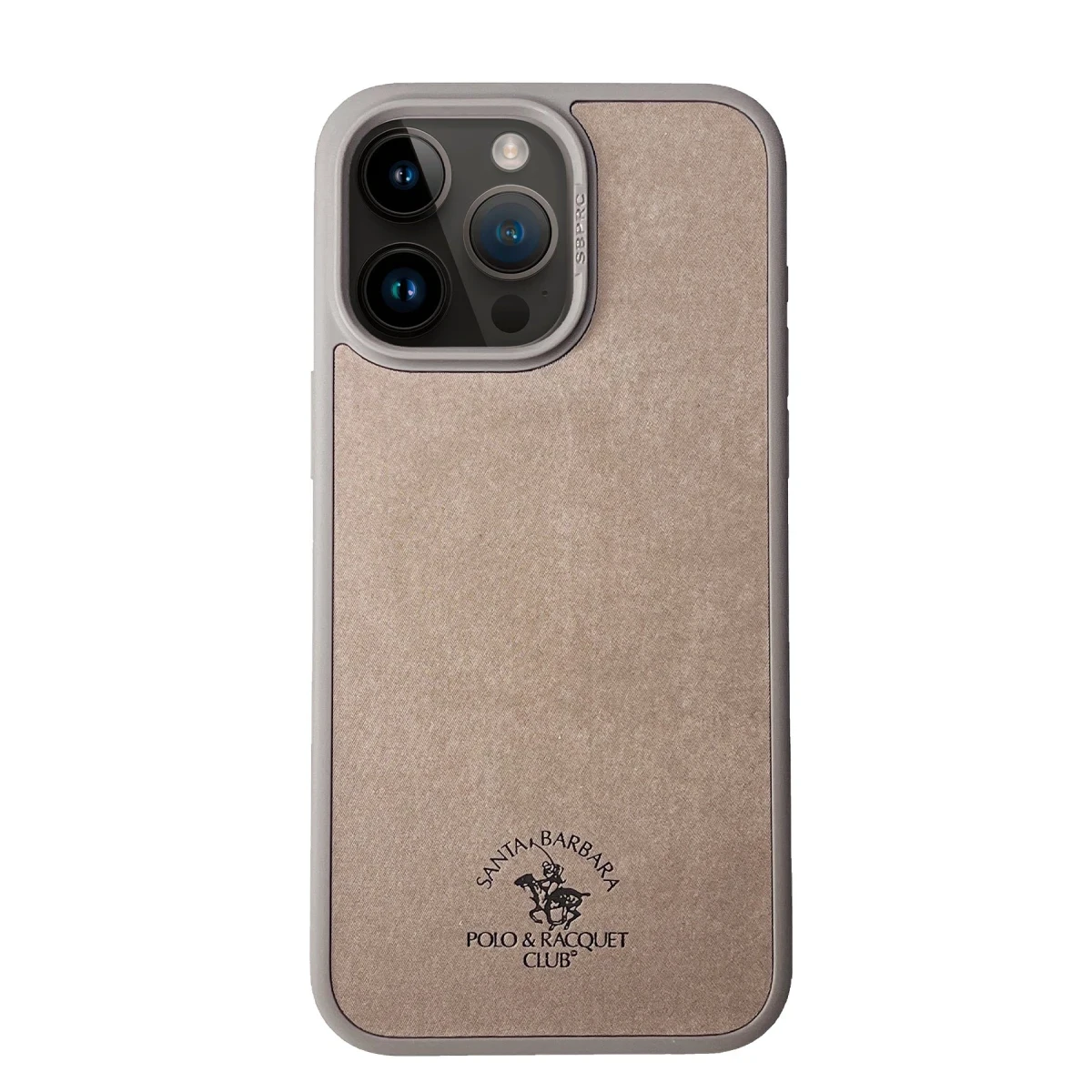 Santa Barbara Polo Racquet Club Apple iPhone 15 Pro Max Myron Magsafe Kapak - Natural Grey