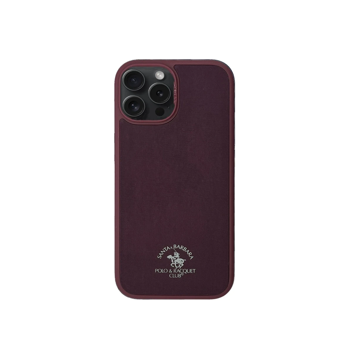 Santa Barbara Polo Racquet Club Apple iPhone 15 Pro Max Norton Kapak - Kırmızı