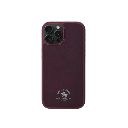 Santa Barbara Polo Racquet Club Apple iPhone 15 Pro Max Norton Kapak - Kırmızı