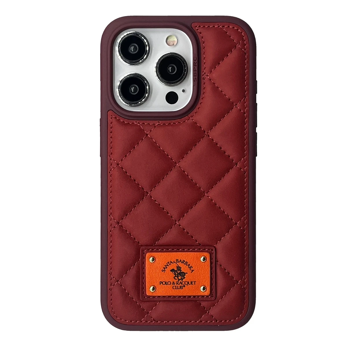 Santa Barbara Polo Racquet Club Apple iPhone 15 Pro Max Ogden Kapak - Kırmızı