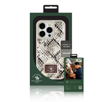 Santa Barbara Polo Racquet Club Apple iPhone 15 Pro Max Sagar Magsafe Kapak - Siyah
