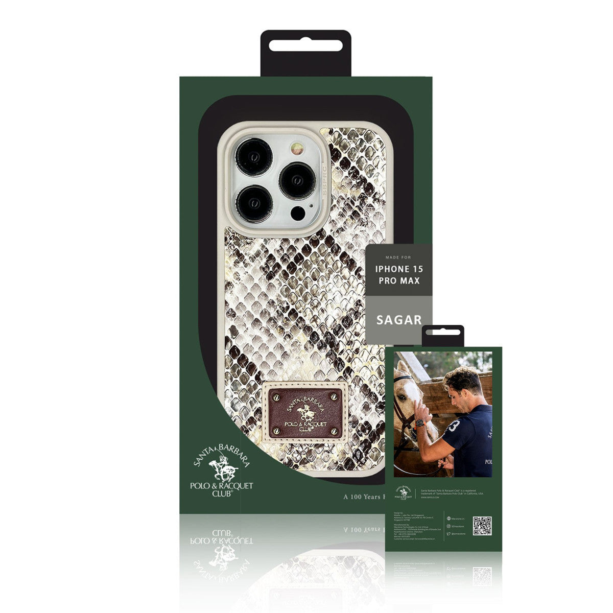 Santa Barbara Polo Racquet Club Apple iPhone 15 Pro Max Sagar Magsafe Kapak