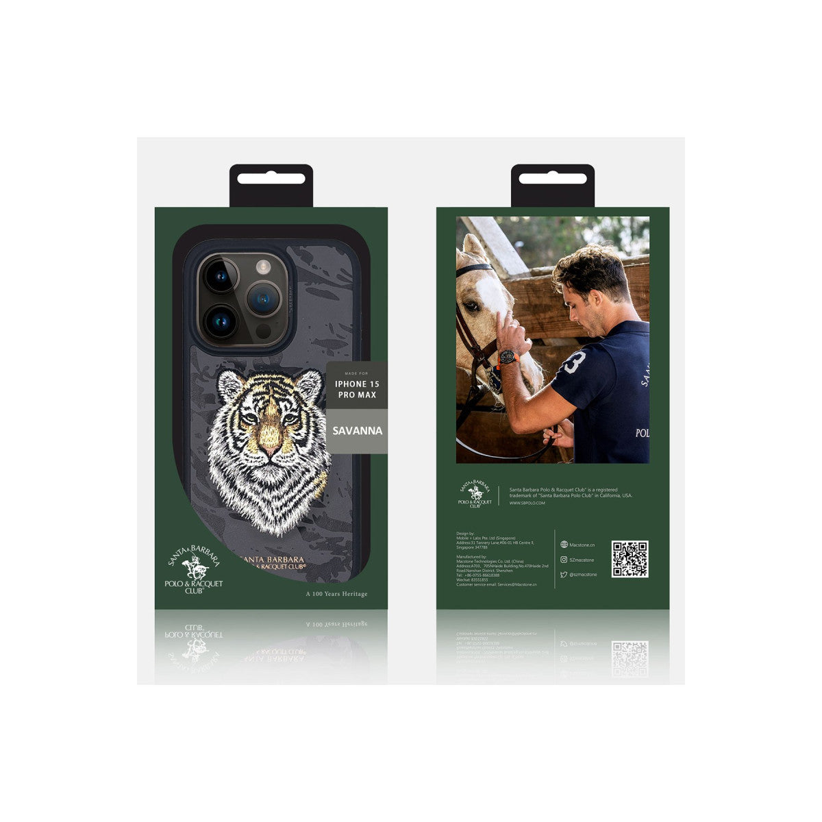 Santa Barbara Polo Racquet Club Apple iPhone 15 Pro Max Savanna Kapak