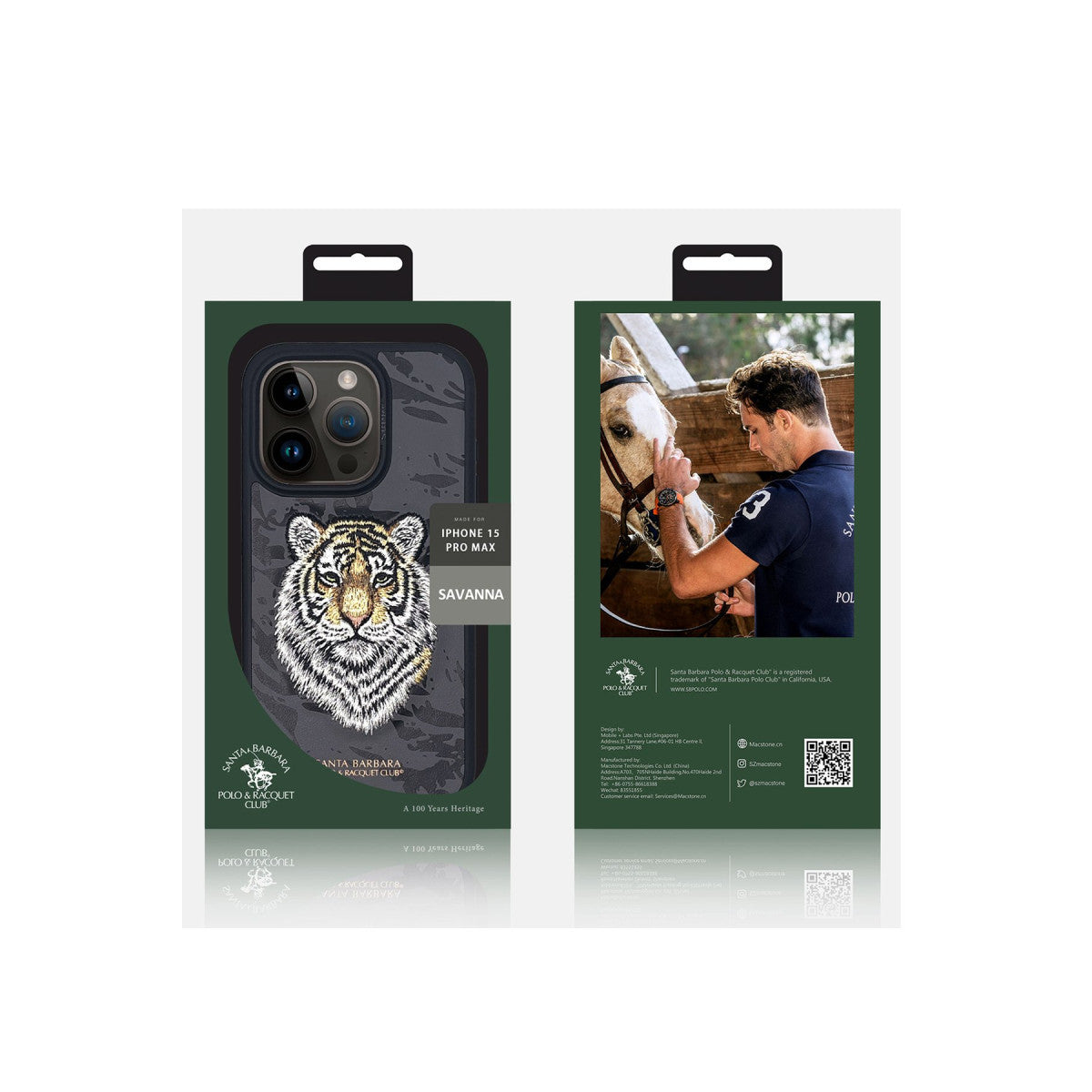 Santa Barbara Polo Racquet Club Apple iPhone 15 Pro Max Savanna Kapak