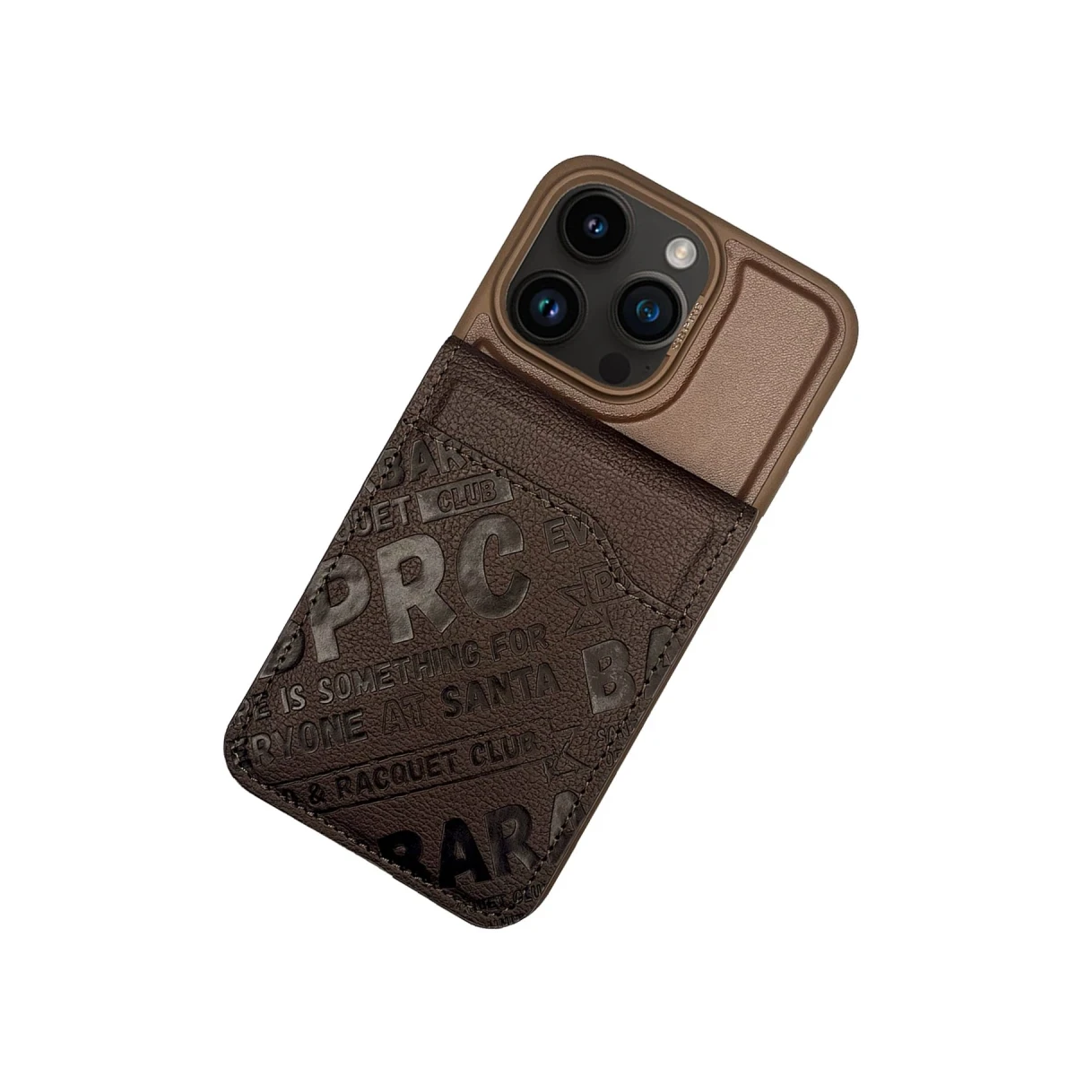 Santa Barbara Polo Racquet Club Apple iPhone 15 Pro Max Timothy Cüzdanlı Standlı Kapak - Kahverengi