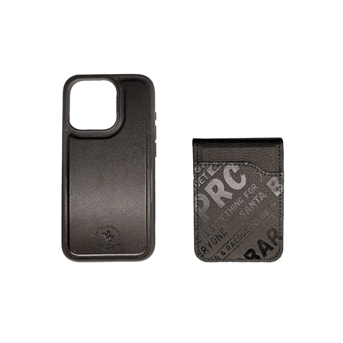 Santa Barbara Polo Racquet Club Apple iPhone 15 Pro Max Timothy Cüzdanlı Standlı Kapak - Siyah