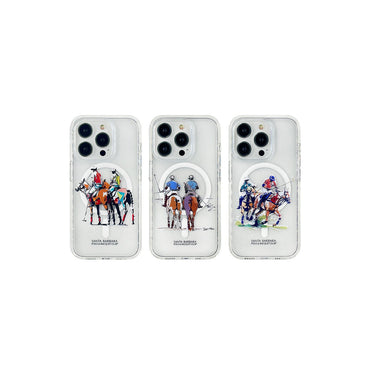 Santa Barbara Polo Racquet Club Apple iPhone 15 Pro Max Willie Şeffaf Magsafe Kapak