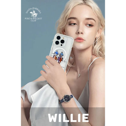 Santa Barbara Polo Racquet Club Apple iPhone 15 Pro Max Willie Şeffaf Magsafe Kapak - Morandi