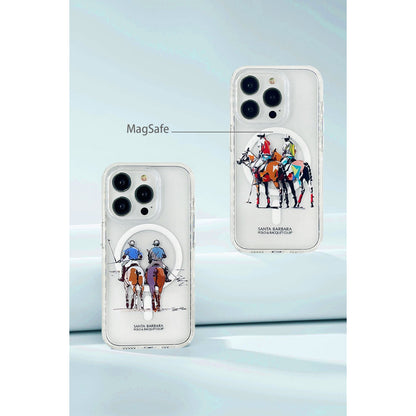 Santa Barbara Polo Racquet Club Apple iPhone 15 Pro Max Willie Şeffaf Magsafe Kapak