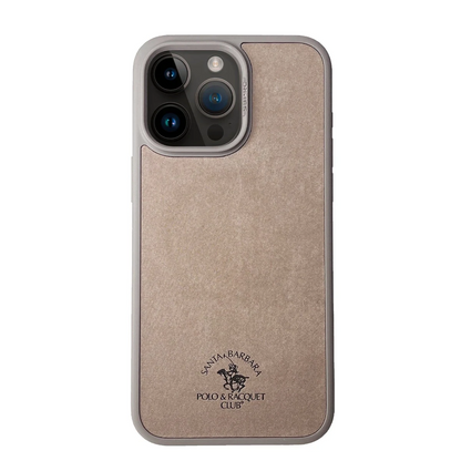 Santa Barbara Polo Racquet Club Apple iPhone 15 Pro Myron Magsafe Kapak - Natural Grey