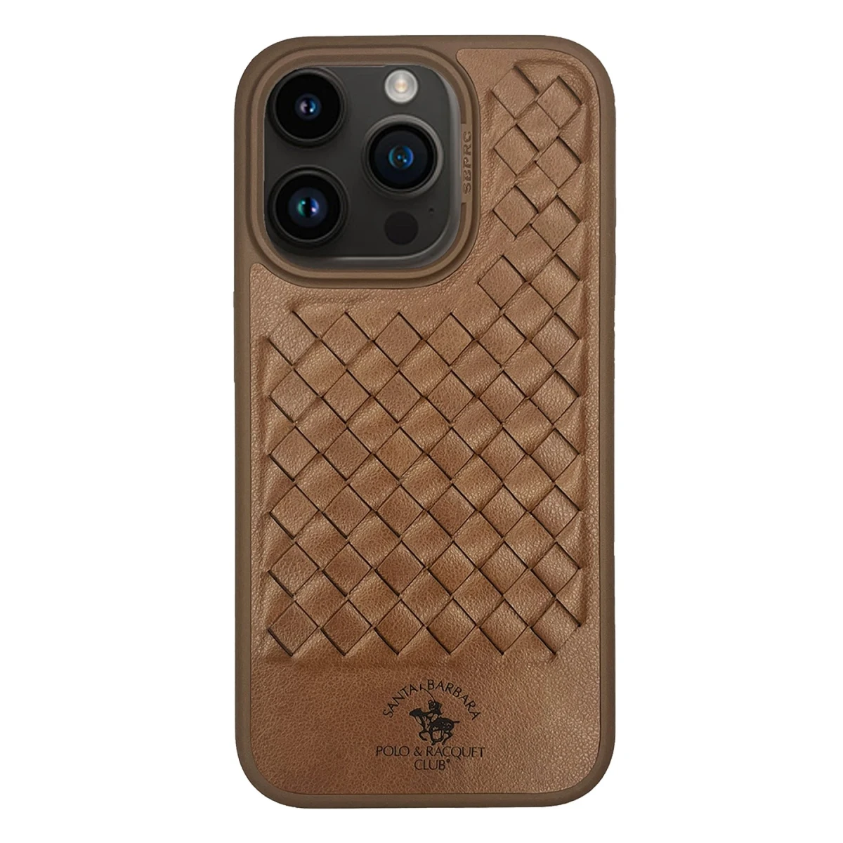 Santa Barbara Polo Racquet Club Apple iPhone 15 Pro Ravel Deri Kapak - Kahverengi