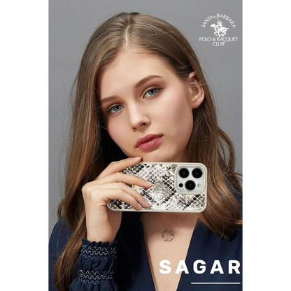 Santa Barbara Polo Racquet Club Apple iPhone 15 Pro Sagar Magsafe Kapak - Titan Gri