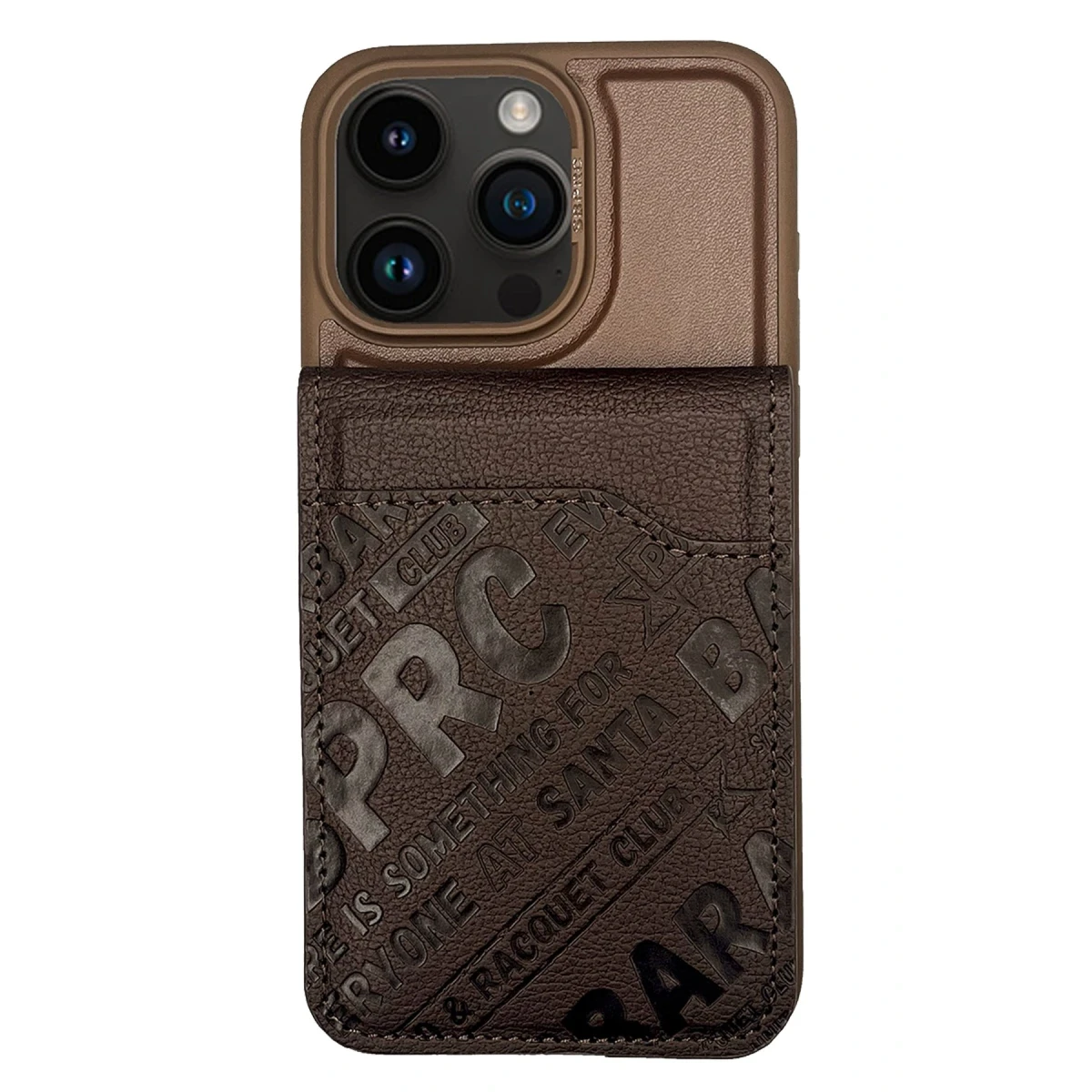 Santa Barbara Polo Racquet Club Apple iPhone 15 Pro Timothy Cüzdanlı Standlı Kapak - Kahverengi