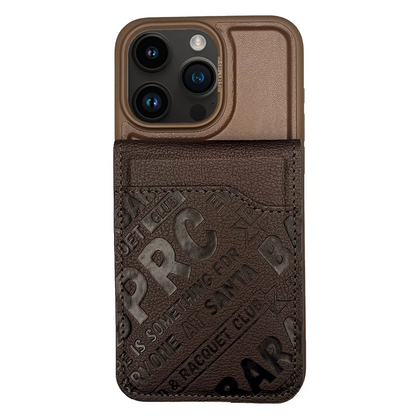 Santa Barbara Polo Racquet Club Apple iPhone 15 Pro Timothy Cüzdanlı Standlı Kapak - Kahverengi