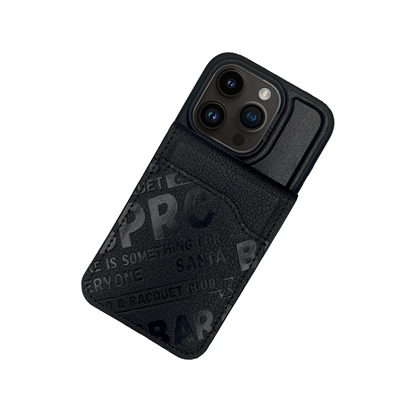 Santa Barbara Polo Racquet Club Apple iPhone 15 Pro Timothy Cüzdanlı Standlı Kapak - Siyah