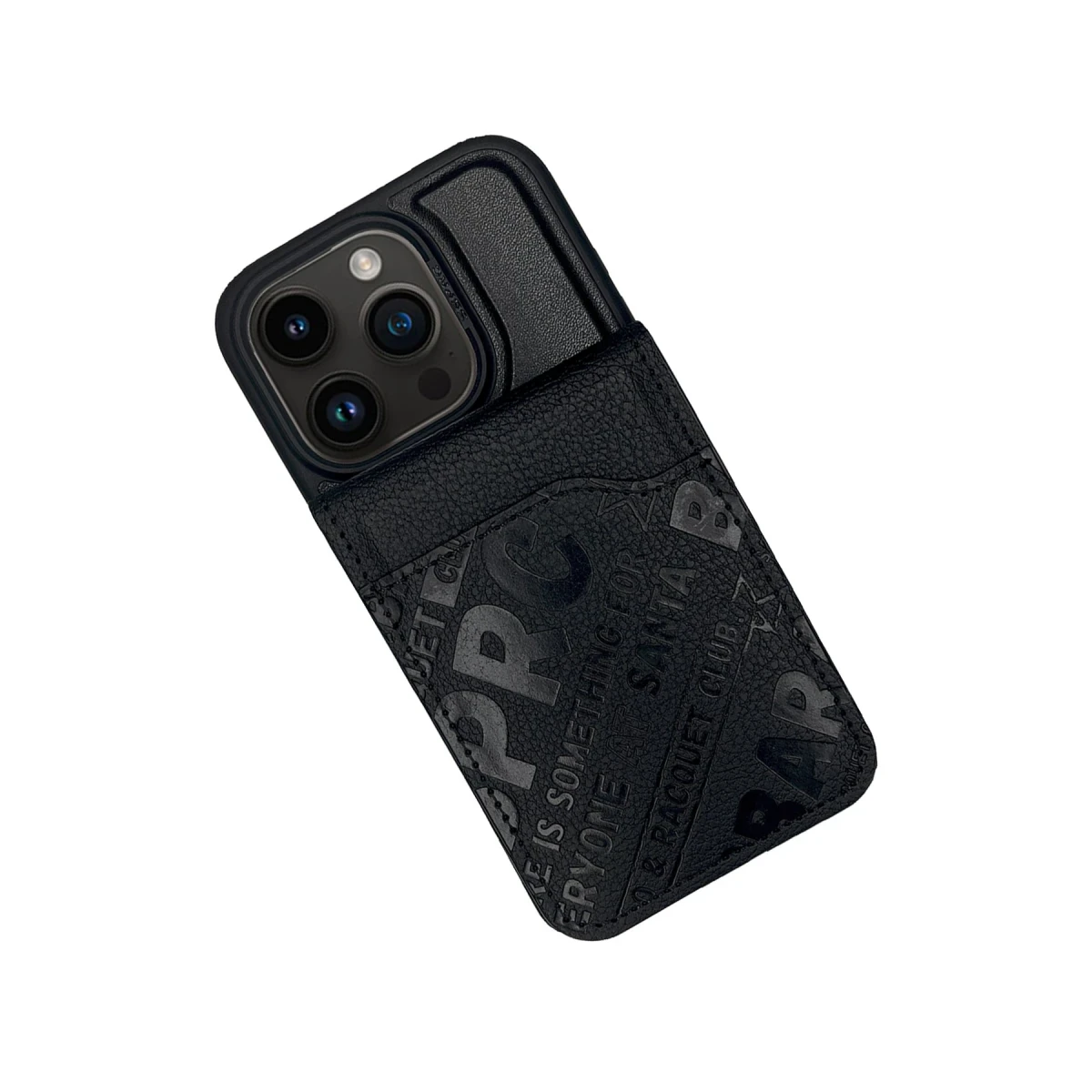 Santa Barbara Polo Racquet Club Apple iPhone 15 Pro Timothy Cüzdanlı Standlı Kapak - Siyah