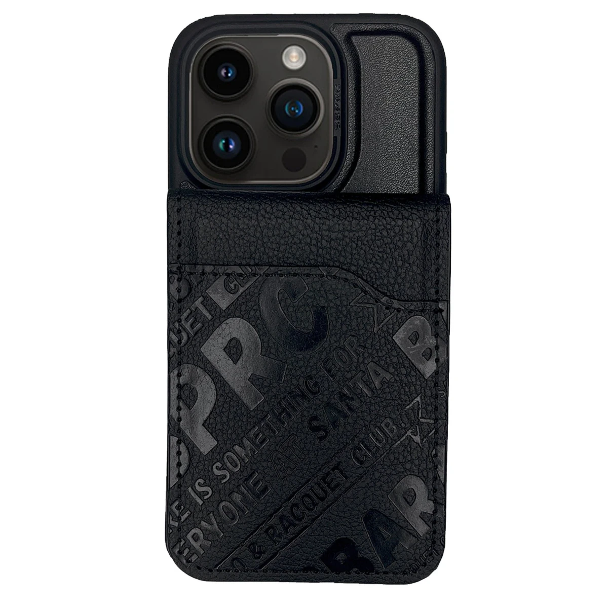 Santa Barbara Polo Racquet Club Apple iPhone 15 Pro Timothy Cüzdanlı Standlı Kapak - Siyah