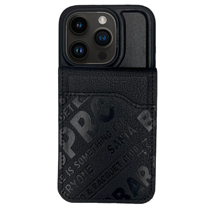 Santa Barbara Polo Racquet Club Apple iPhone 15 Pro Timothy Cüzdanlı Standlı Kapak - Siyah