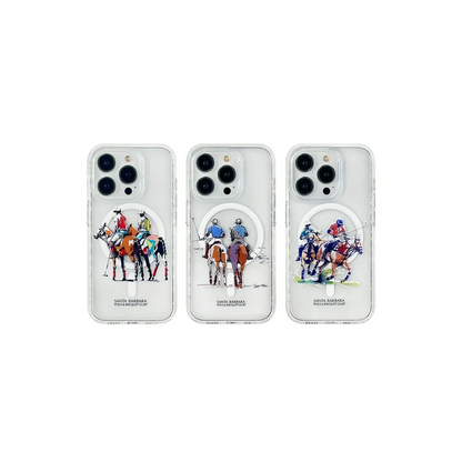 Santa Barbara Polo Racquet Club Apple iPhone 15 Pro Willie Şeffaf Magsafe Kapak - Morandi