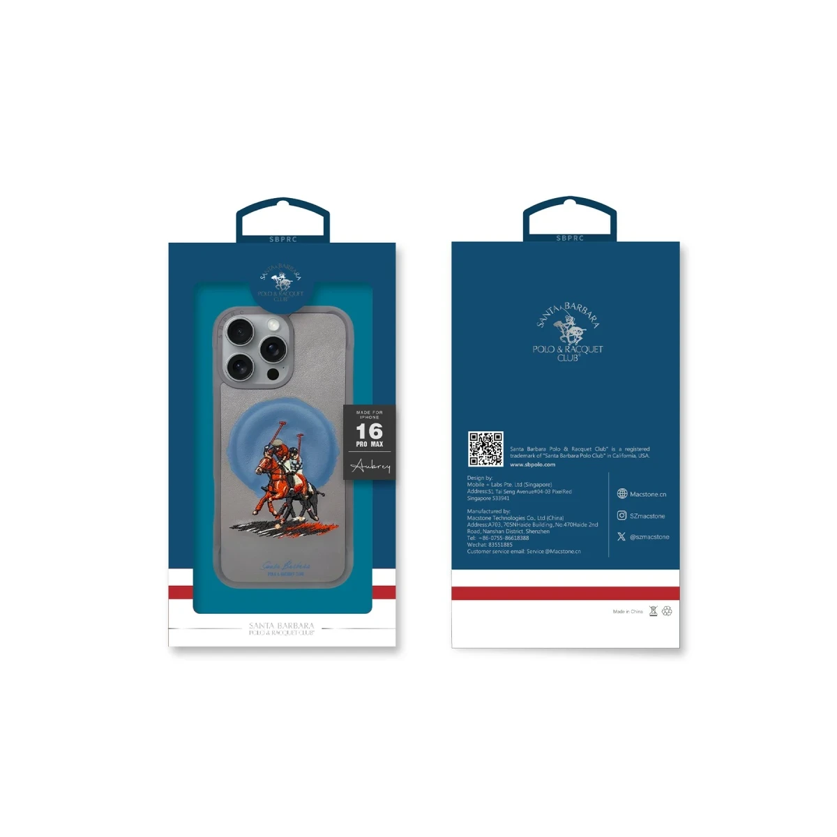 Santa Barbara Polo Racquet Club Apple iPhone 16 Aubrey Magsafe Kapak - Gold
