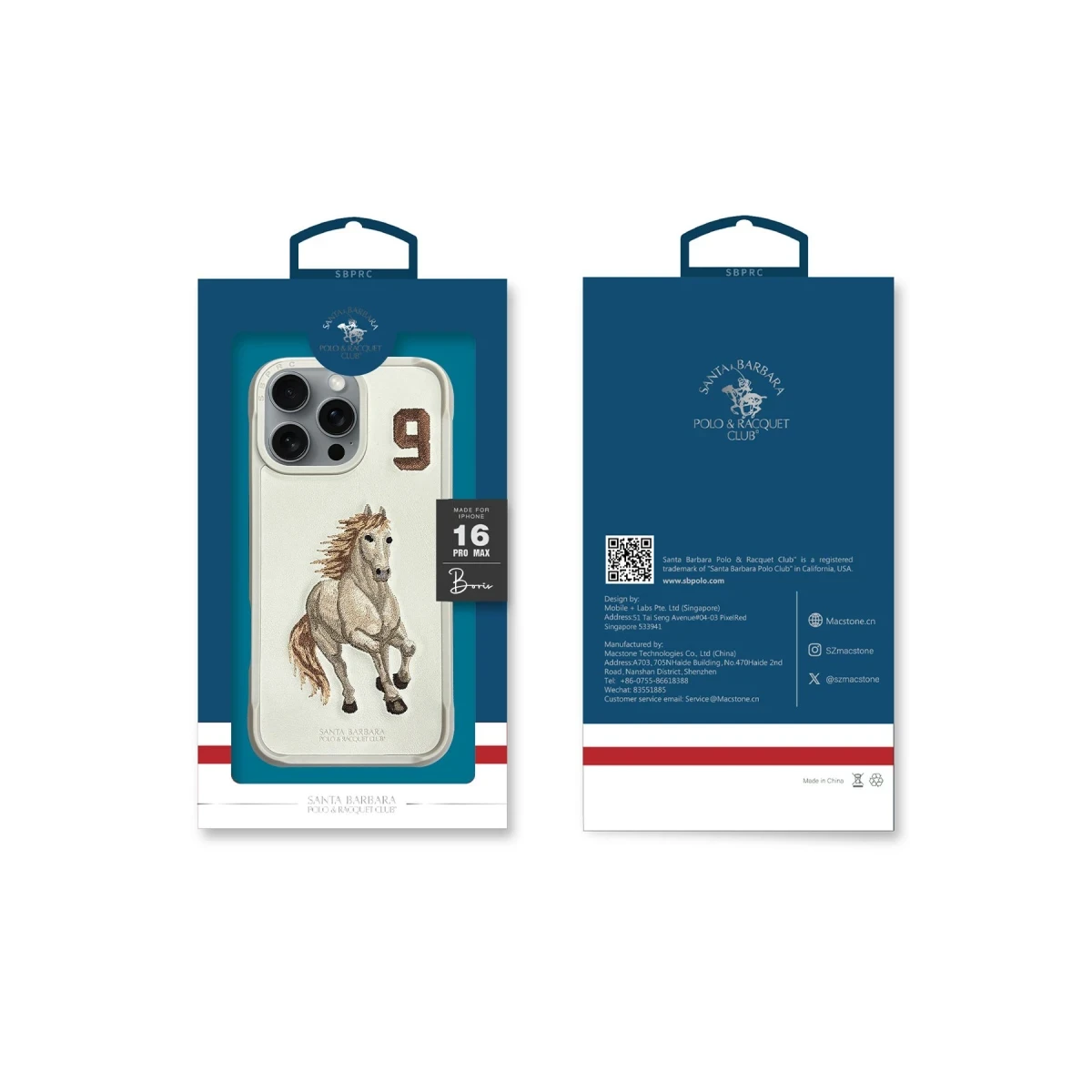Santa Barbara Polo Racquet Club Apple iPhone 16 Boris Kapak - Gold