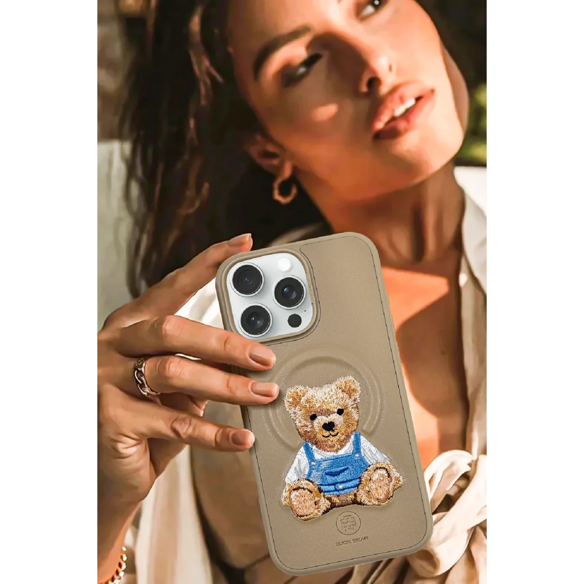 ZuckBear Apple iPhone 16 Everley Magsafe Kapak - Siyah