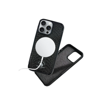 Santa Barbara Polo Racquet Club Apple iPhone 16 Knight Deri Kapak - Titan Gri