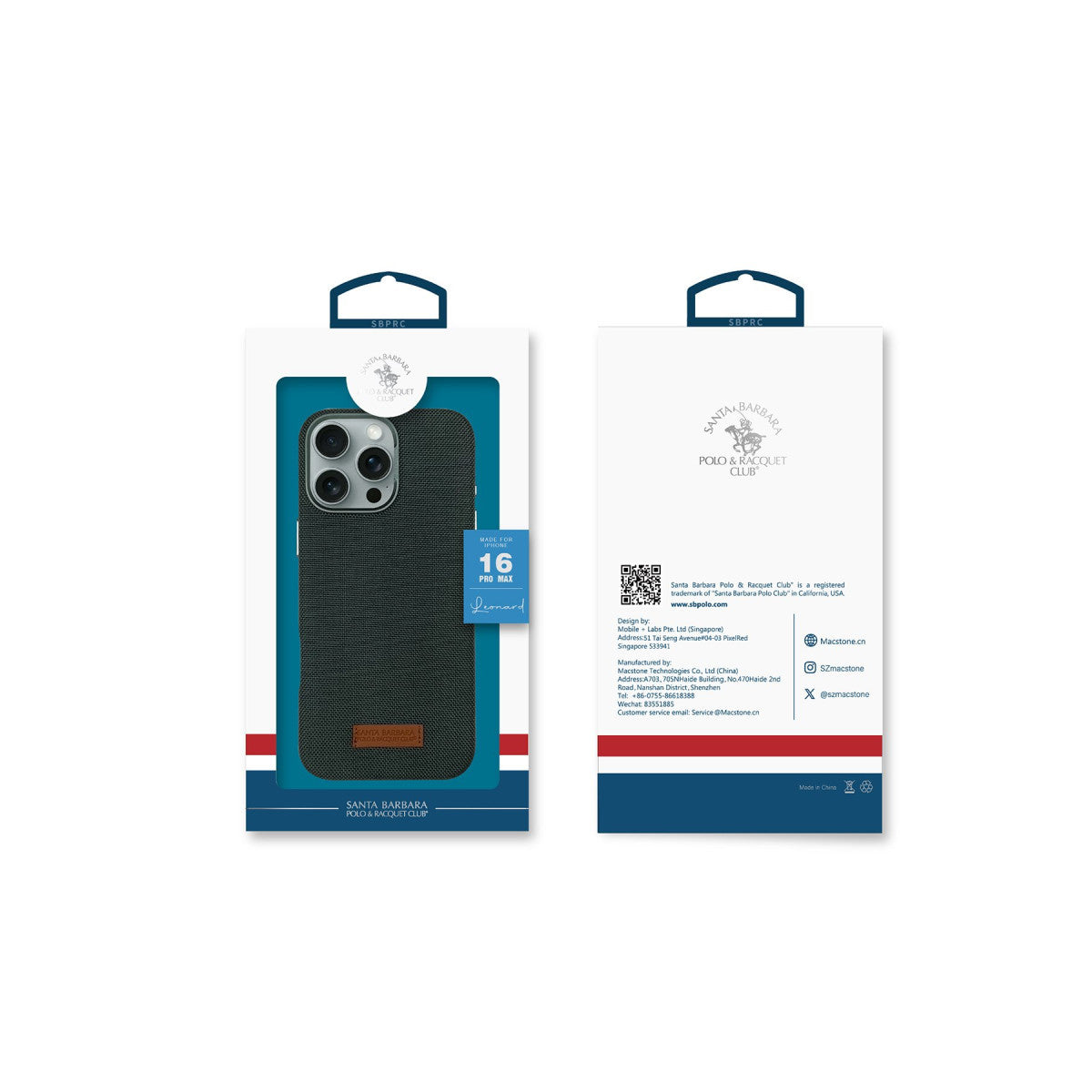Santa Barbara Polo Racquet Club Apple iPhone 16 Leonard Magsafe Kapak