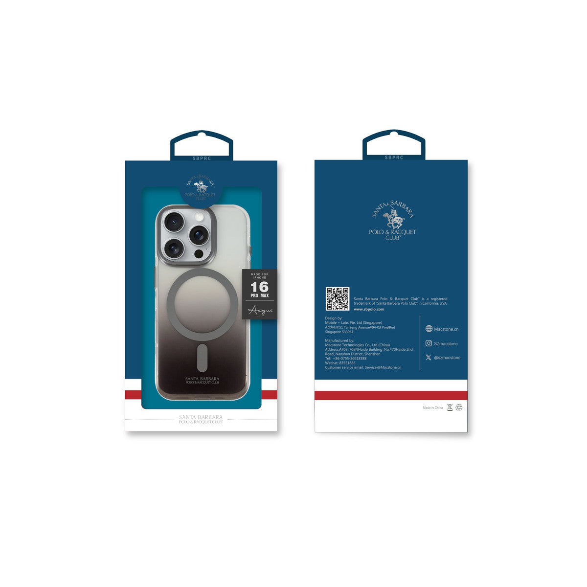 Santa Barbara Polo Racquet Club Apple iPhone 16 Plus Augus Magsafe Kapak