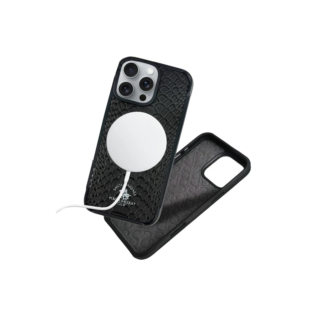 Santa Barbara Polo Racquet Club Apple iPhone 16 Plus Knight Deri Kapak - Kahverengi