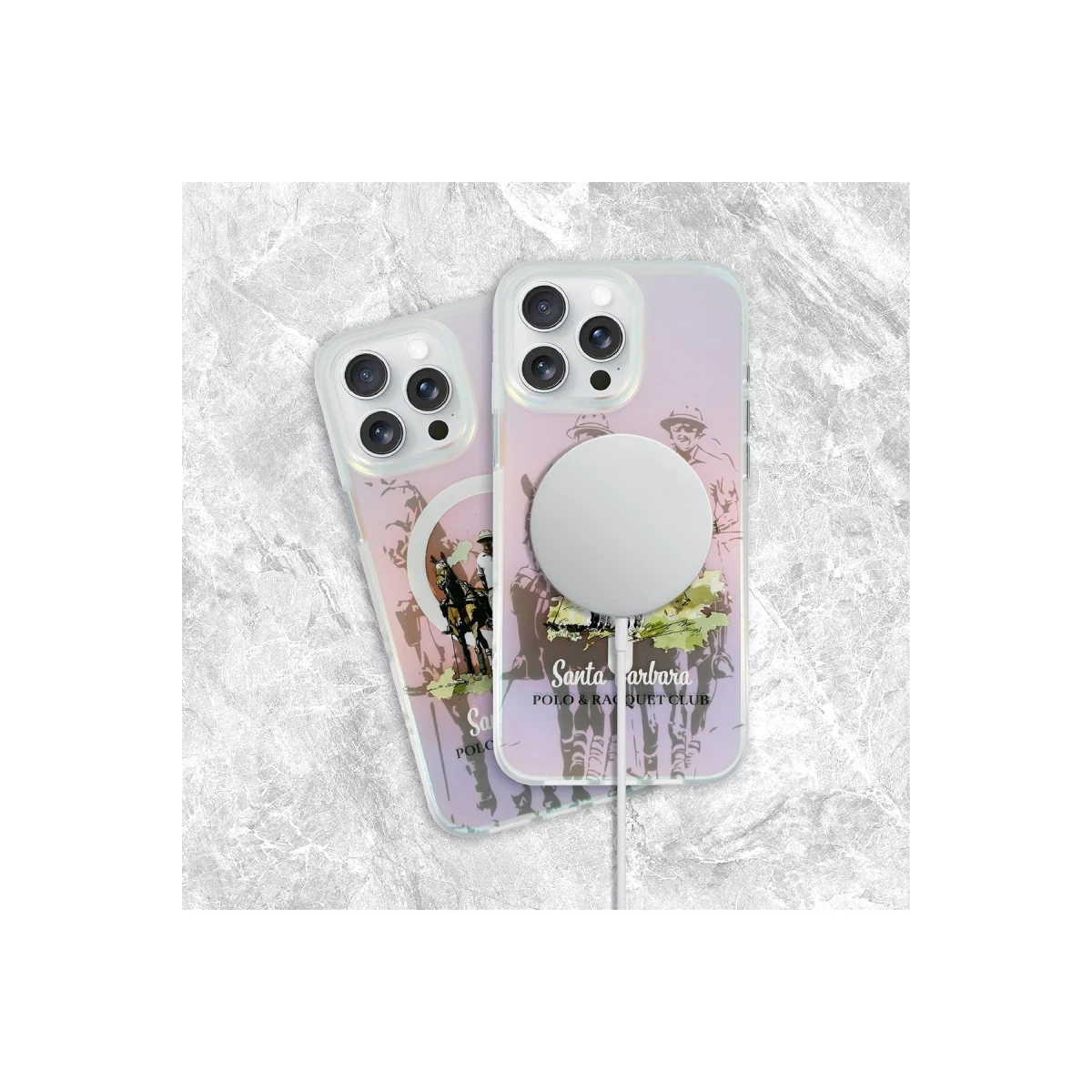 Santa Barbara Polo Racquet Club Apple iPhone 16 Pro Carter Magsafe Kapak - Player